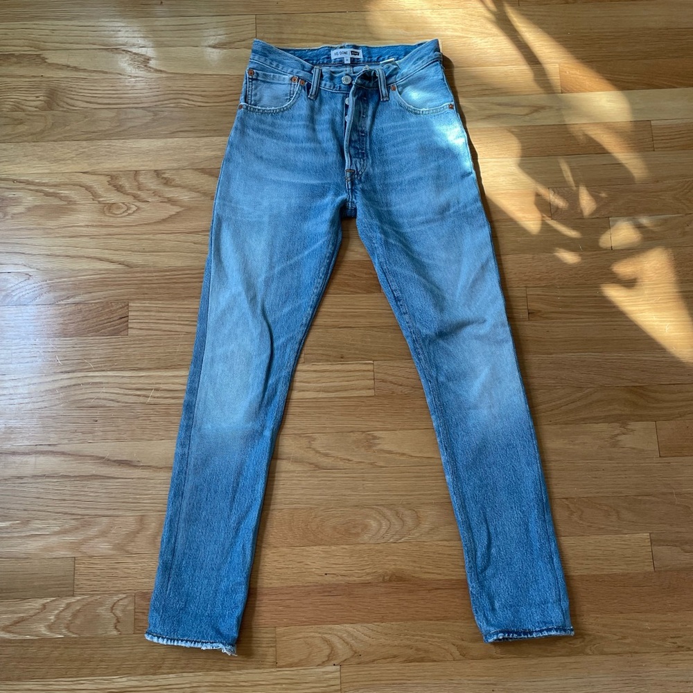 RE/DONE “Straight Skinny” Vintage Levis 501 Jeans size 24